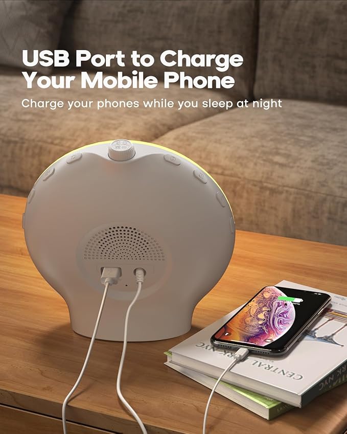 Sunrise Alarm Clock for Heavy Sleepers, Wake Up Light - Image 5