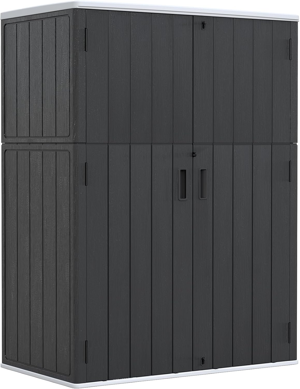 zzm 57 cu.ft outdoor storage shed with floor, main product view