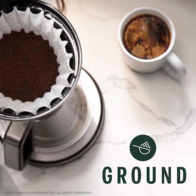Starbucks Dark Roast Ground Coffee — Espresso Roast — 100% Arabica — 1 bag - Image 4