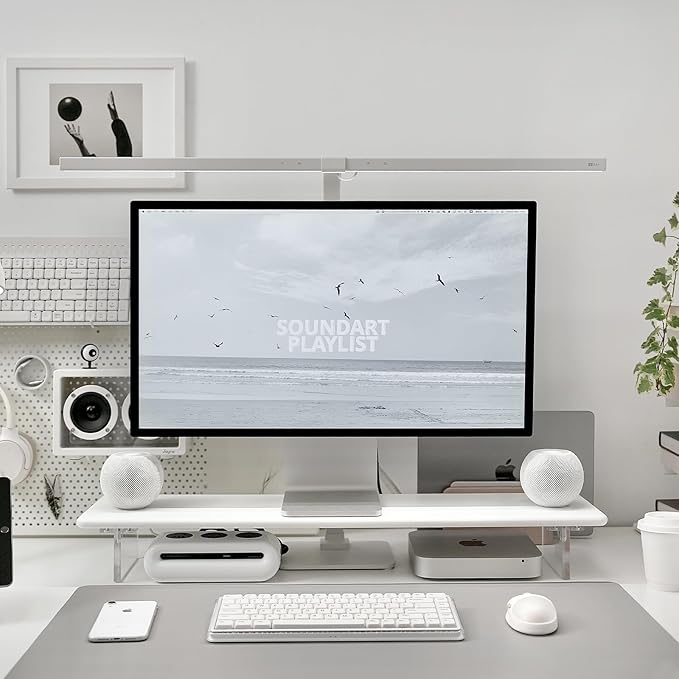 ROCDEER Bamboo Monitor Stand Riser by Rocdeer