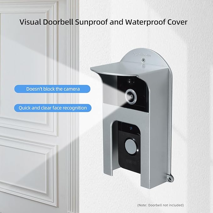 dgyezhao Doorbell Plastic Rain Cover, Large Accessories Cover Weatherproof Anti - Image 7