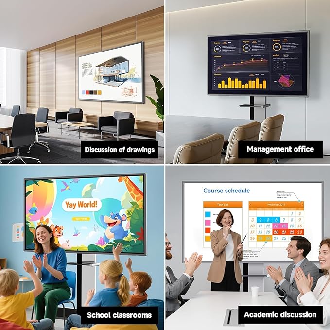 55 Inch Smart Board, Interactive Whiteboard, 4K UHD Touch Screen Digital Board - Image 9