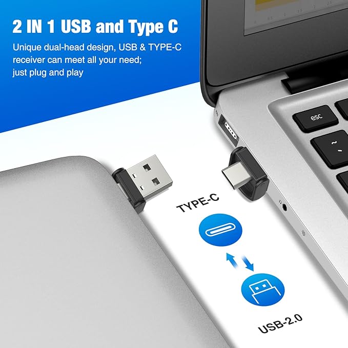 2 in 1 USB Type C Presentation Clicker - Image 6
