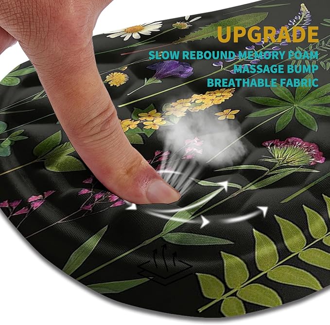 Hokafenle Ergonomic Mouse Pad Wrist Support, Wrist Rest Mousepad - Image 2
