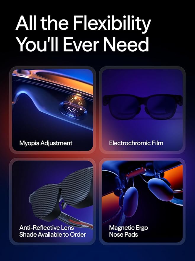 VITURE Luma Ultra AR/XR Glasses, AR Hand Gestures, 52° FOV, 1500 Nits, Video - Image 7