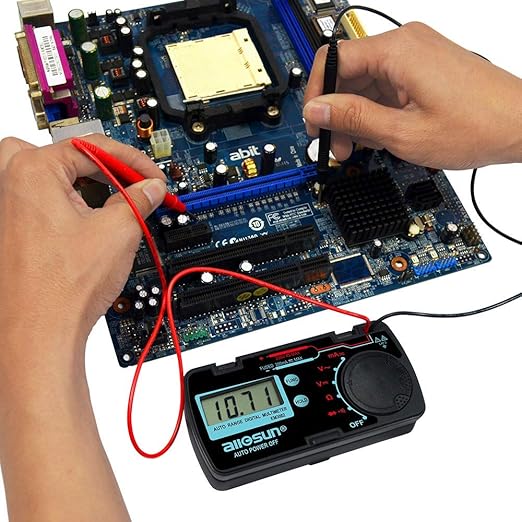 ALLOSUN Pocket Size Compact Digital Multimeter Auto Range Multi Continuity - Image 6