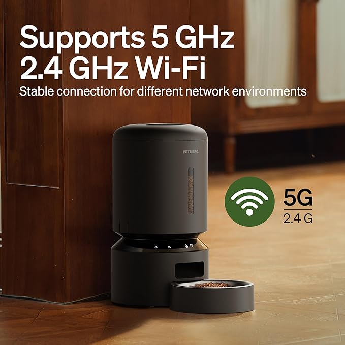 PETLIBRO Automatic Cat Feeder, 5G WiFi Automatic Dog Food Dispenser - Image 3