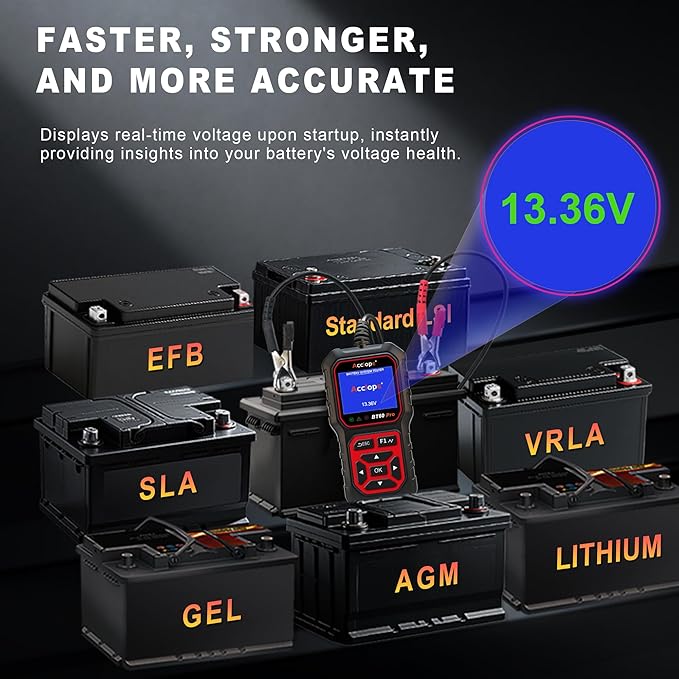Acclope BT60 Pro Car Battery Tester - Image 7