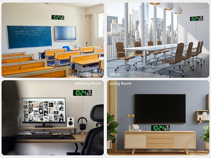 Large LED Digital Wall Clock - Image 7