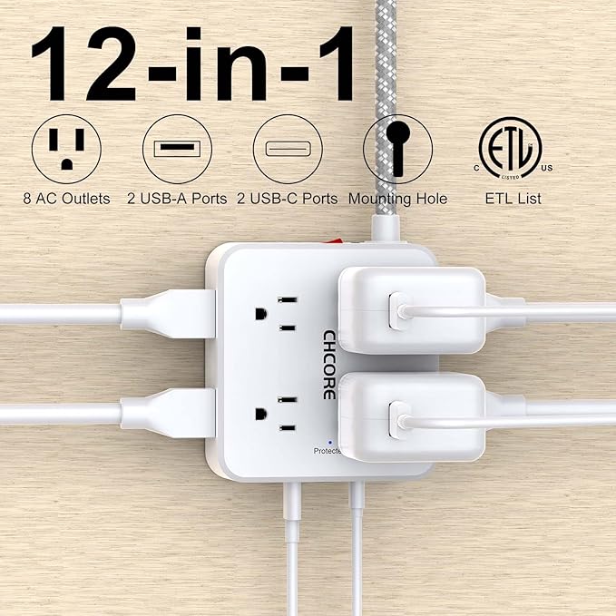 Surge Protector Power Strip - Image 2