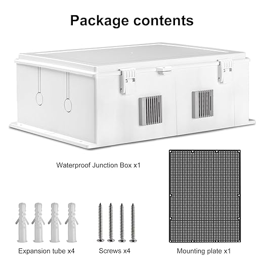 Namunanee Outdoor Electrical Junction Box, ABS Water Resistant Enclosure - Image 7