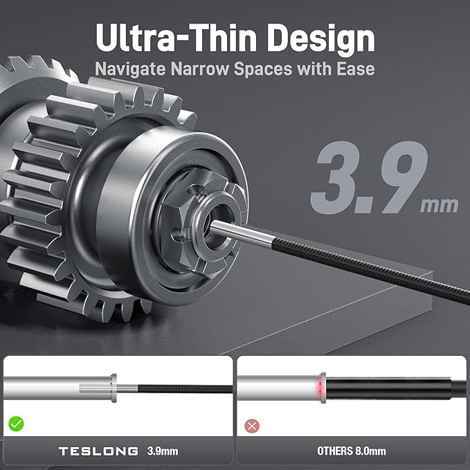 Teslong Ultra-Thin 3.9mm Industrial Endoscope - Image 2