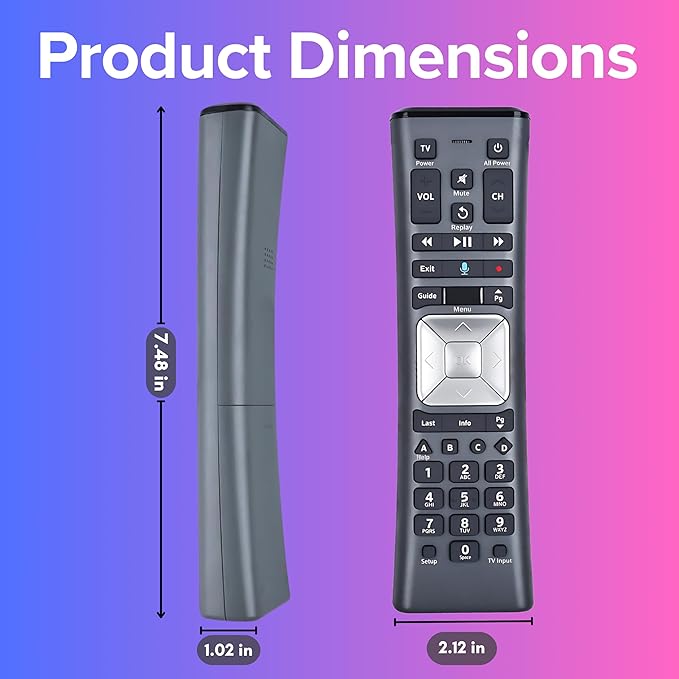 XR11 Xfinity Remote Control Replacement – Universal IR/RF Remote - Image 6