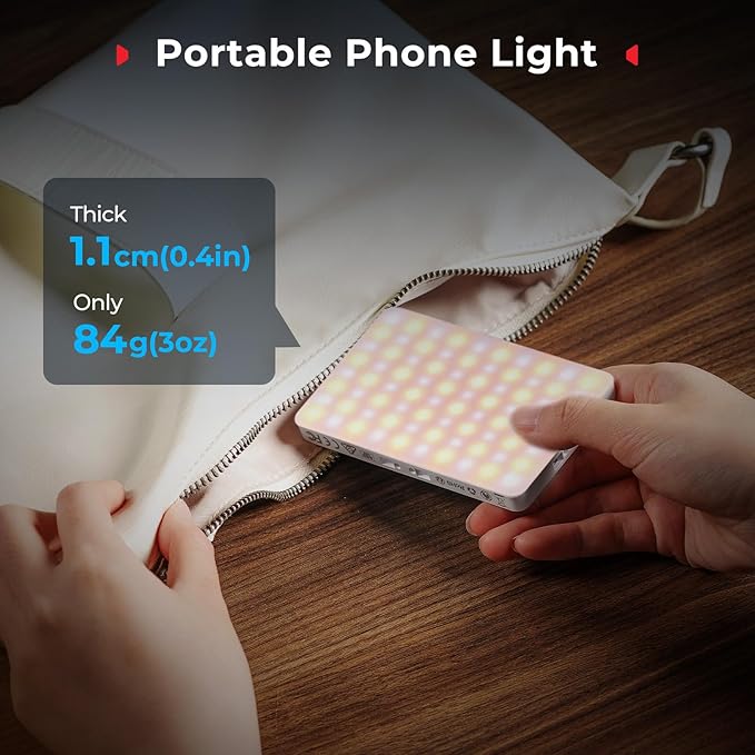 SmallRig M3 Magnetic Selfie Phone Light - Image 7