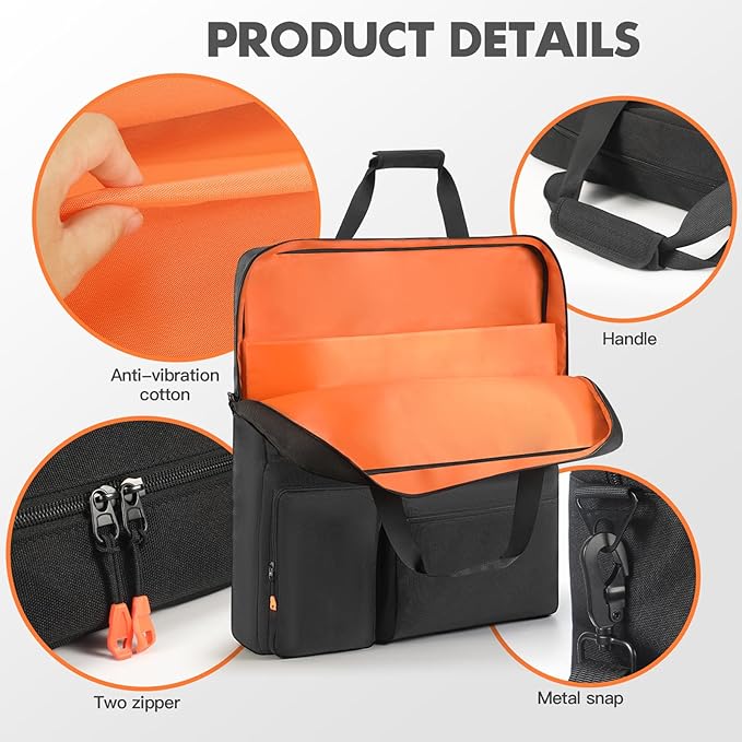 Padded Solar Panel Carrying Case Compatible - Image 6
