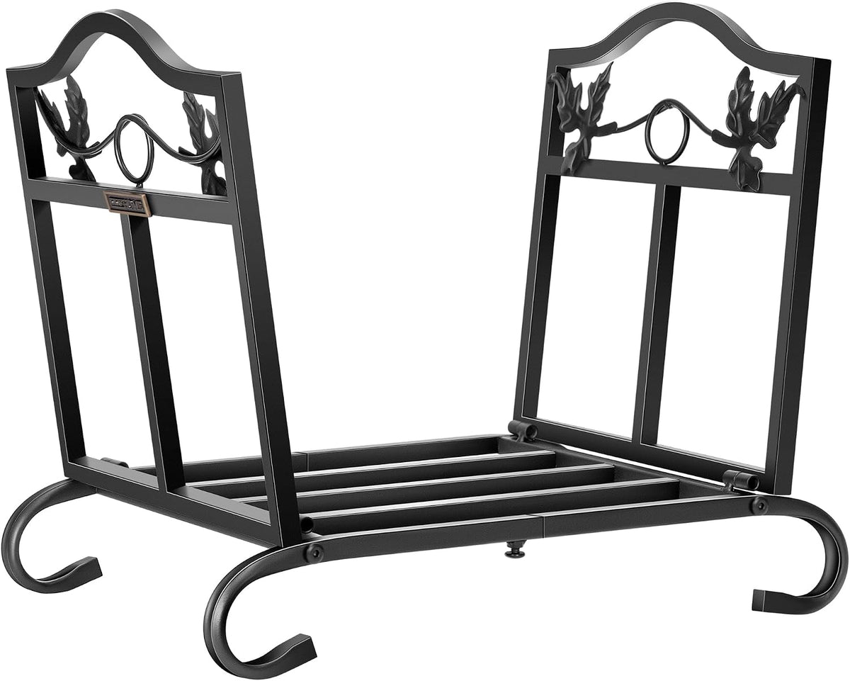 vivohome 21.5 inches folding firewood storage log rack, main product view