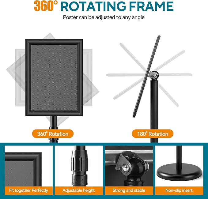 USCNC Sign Holder Stand 8.5x11 inch - Image 3