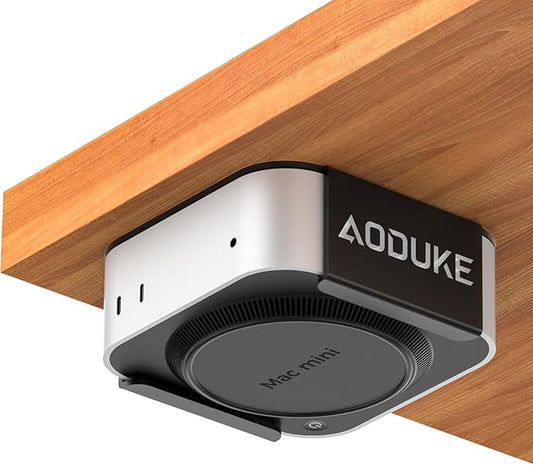 AODUKE Aluminum Alloy Mac mini M4 Under Table Bracket, 2024 Mac mini M4 Pro by AODUKE
