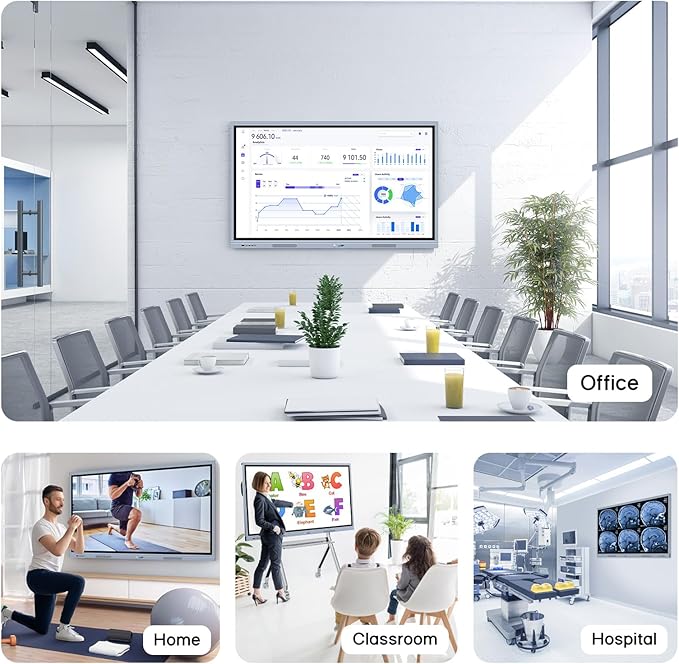 JYXCN Smart Board Collaboration Hub, Dual System, Electronic Smartboard - Image 9