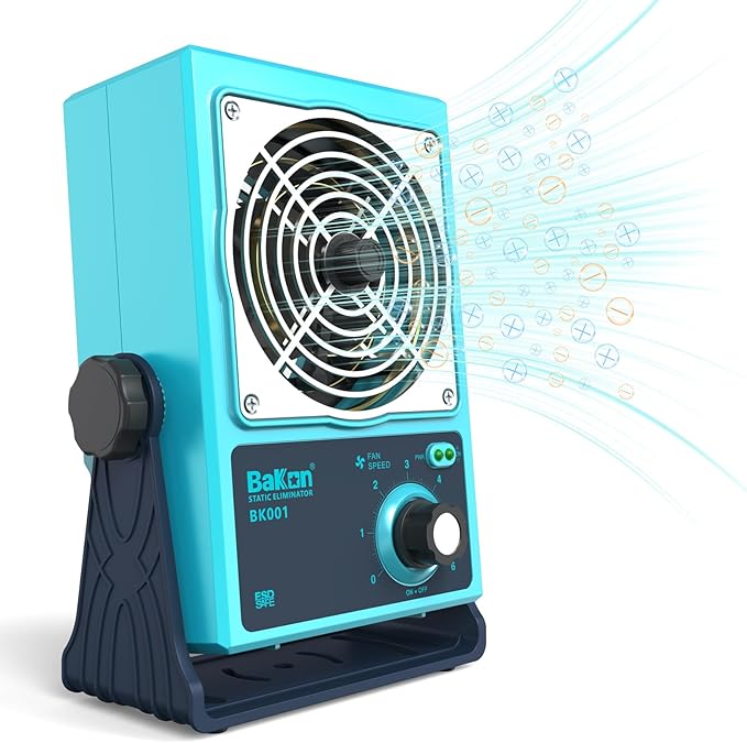 BK001 Ion Blower, Eliminate Static Electricity, Positive and Negative Charge by BAKON