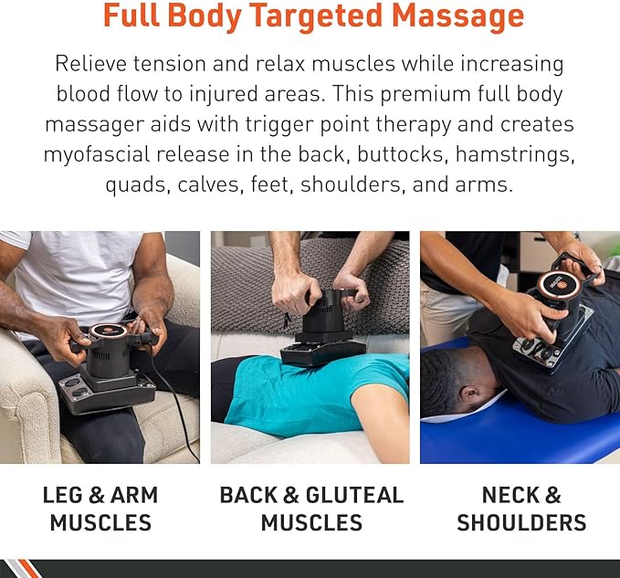 Body Sport Therapeutic Variable Speed Professional Vibrating Massager - Image 5