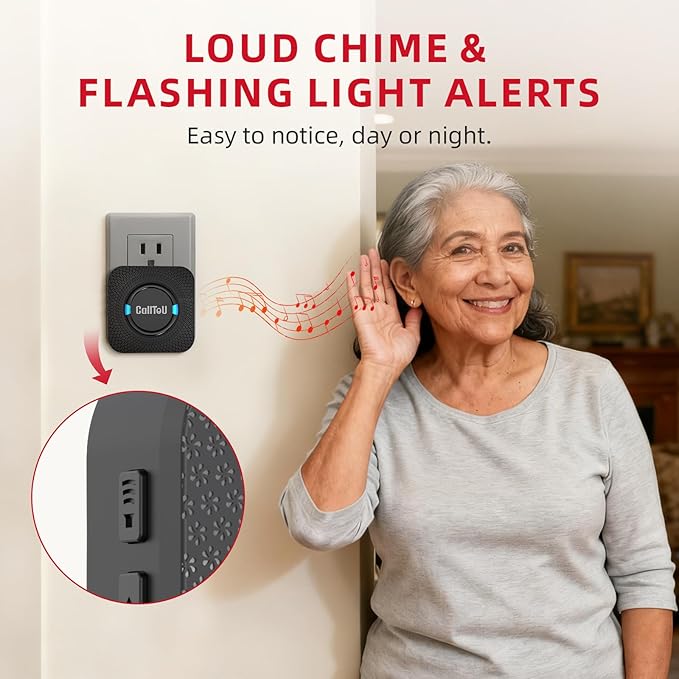 CallToU Caregiver Call Button Wireless Call Bell Alert Button - Image 6