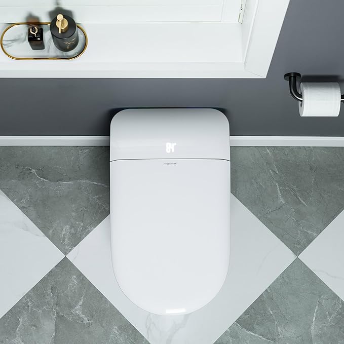 WOODBRIDGE ADA Height Smart Toilet – Auto Lid Open/Close, Foot Sensor, Zero - Image 15