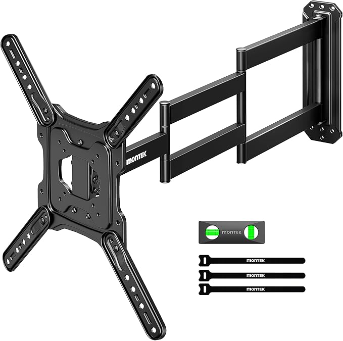 monTEK Long Arm TV Wall Mount for Most 23-65 Inch TVs, 37 Inch Long Extension by monTEK