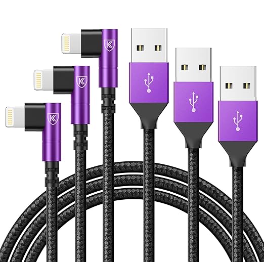 10ft iPhone Charger Cable, Long Lightning Cable Fast Charging Cord Compatible by KIYODA