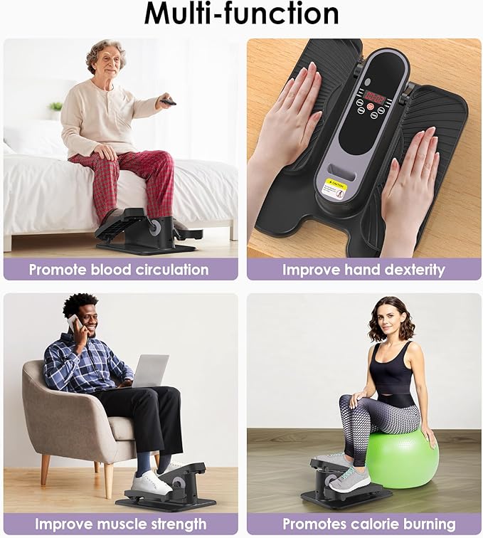Under Desk Elliptical Machine for Senior Mini Elliptical Leg Exerciser - Image 4
