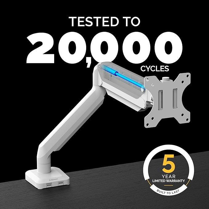 Fellowes Platinum Series Single Monitor Arm - Image 6