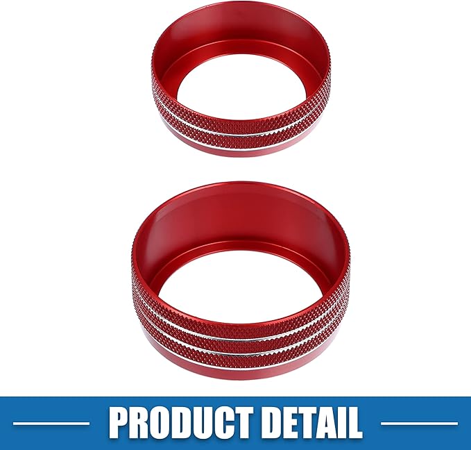 A ABSOPRO AC Knobs Decals AC Radio Switch Knob Cover - Image 7