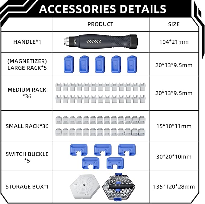 JAKEMY Precision Screwdriver Set: Building-block Screwdriver - Image 7