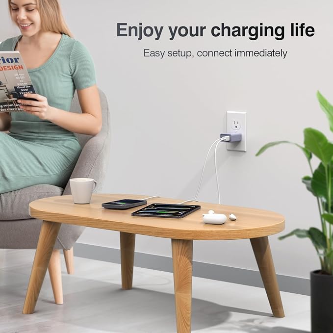 USB-C Wall Charger, 20W Dual Port QC+PD3.0 Power Adapter, Double Fast Plug - Image 7