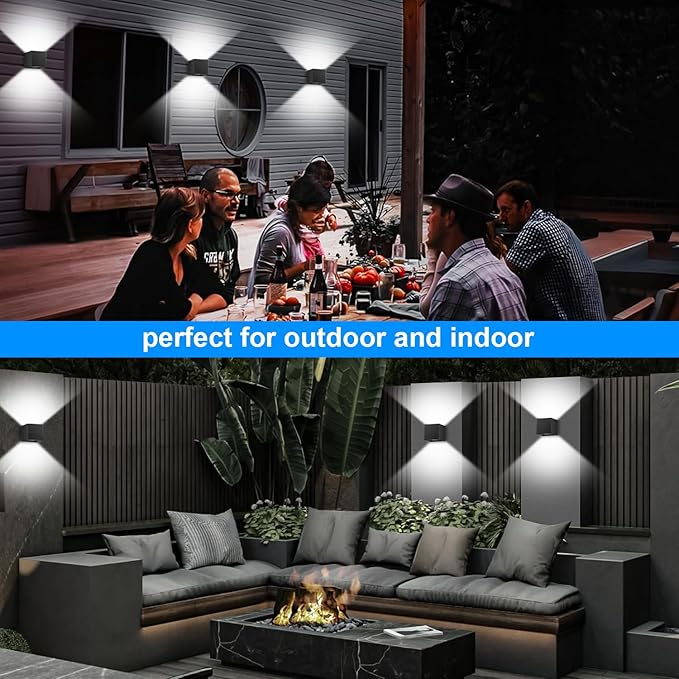 ledmo 20W High Power Modern Outdoor Wall Sconce Light Creative Adjustable Beam - Image 8