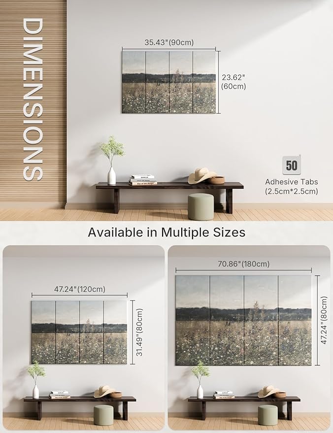 Wall Art Acoustic Panels, Decorative Sound Absorbing Panels - Image 5