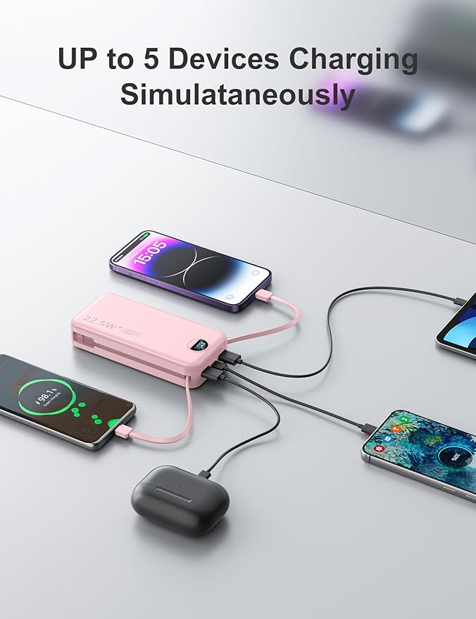 aonidi 20000mAh Ultra-Portable-Charger-Power-Bank PD20W - Image 7