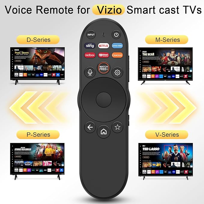 Voice Remote Control for Vizio Smart TV Remote, XRT270 Bluetooth Voice Remote - Image 3