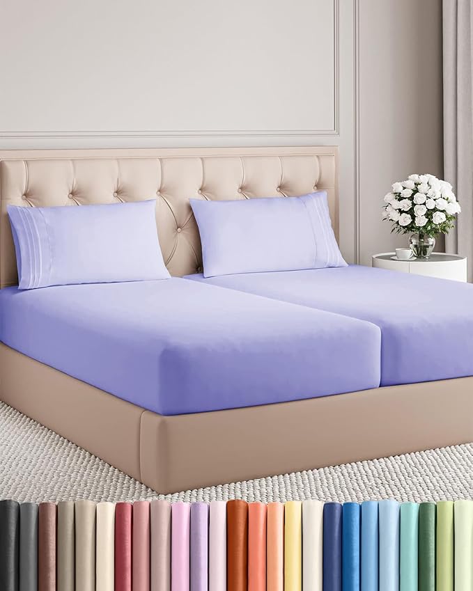 Split King Size 5 Piece Sheet Set by CGKUnlimited