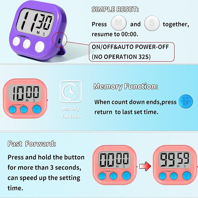 Classroom Timers for Teachers Kids Large Magnetic Digital Timer Teacher - Image 5