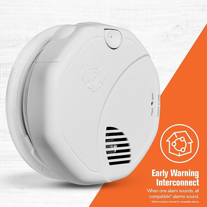 First Alert SM500V, Interconnect Battery-Operated Smoke Alarm - Image 2