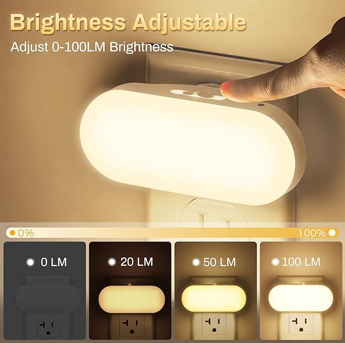 DORESshop Night Lights Plug into Wall, 1W 3000K Led Night Light - Image 3