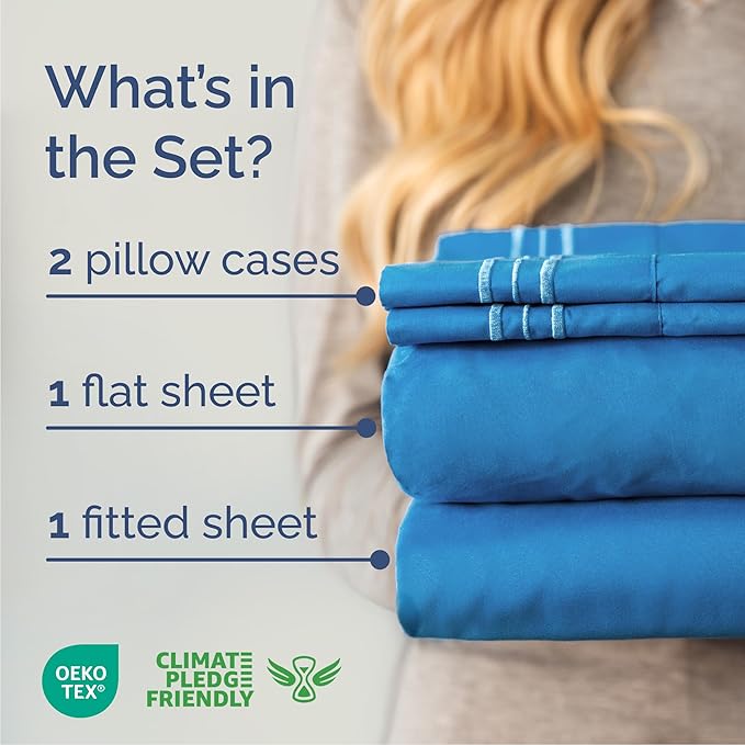 Cal King Size 4 Piece Sheet Set - Image 2