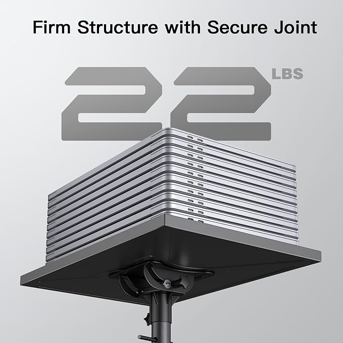 AMADA HOMEFURNISHING Height Adjustable Projector Tripod Stand - Image 3