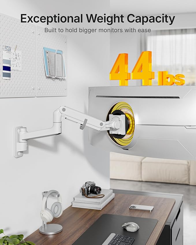monTEK 17-49 inch Single Monitor Wall Mount - Image 2