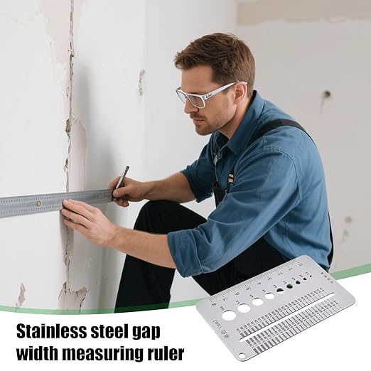 High-Precision Crack Width Gauge, Stainless Steel Precision Scale Home - Image 8