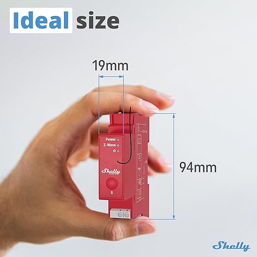 Shelly Wave Pro 1PM US LR | Z-Wave Long Range Smart Relay Switch - Image 2