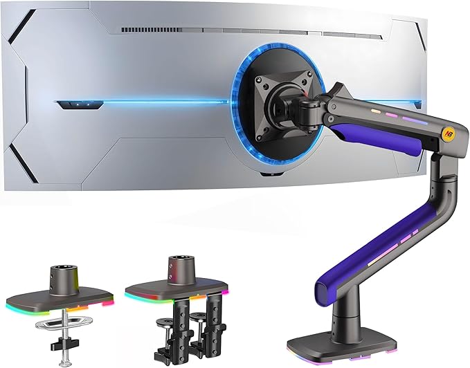 NB Gaming Monitor Arm or for 32 to 60 Inches Screen, Load up to 20 kg, VESA by NBERGONOMIC