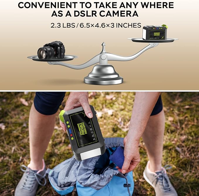 MARBERO Portable Power Station 88Wh Camping Lithium Battery Solar Generator - Image 8