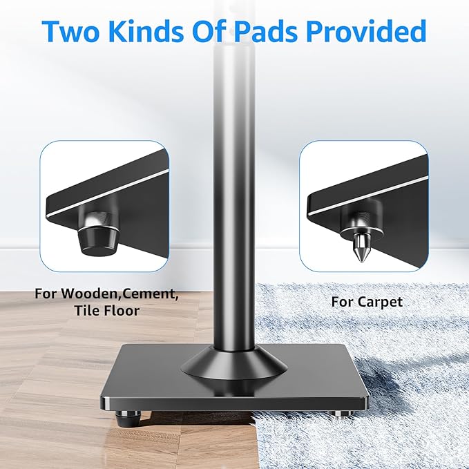 MOUNTUP Speaker Stands for Sonos Era 100, Sonos One, One SL, Height Adjustable - Image 7